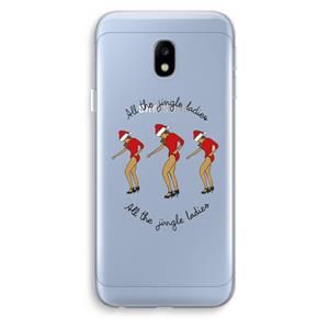 CaseCompany Jingle Ladies: Samsung Galaxy J3 (2017) Transparant Hoesje