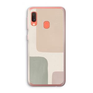 CaseCompany Geo #7: Samsung Galaxy A20e Transparant Hoesje