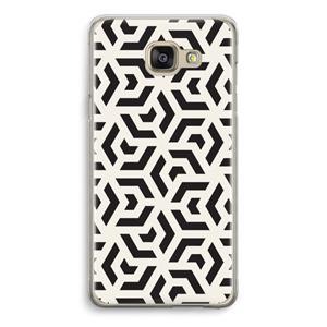 CaseCompany Crazy pattern: Samsung Galaxy A5 (2016) Transparant Hoesje