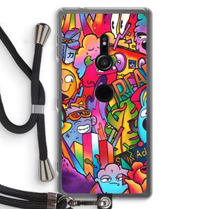 CaseCompany Dreams: Sony Xperia XZ2 Transparant Hoesje met koord