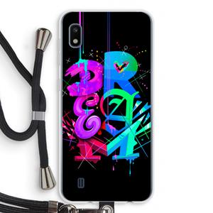 CaseCompany Dream: Samsung Galaxy A10 Transparant Hoesje met koord