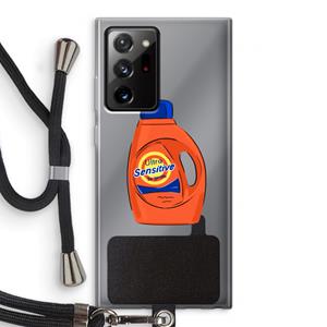 CaseCompany Ultra Sensitive: Samsung Galaxy Note 20 Ultra / Note 20 Ultra 5G Transparant Hoesje met koord