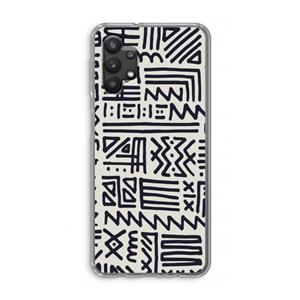 CaseCompany Marrakech print: Samsung Galaxy A32 5G Transparant Hoesje