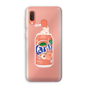 CaseCompany S(peach)less: Samsung Galaxy A20e Transparant Hoesje