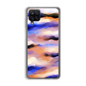 CaseCompany Donkere Wolken: Samsung Galaxy A12 Transparant Hoesje