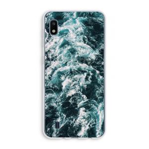 CaseCompany Zee golf: Samsung Galaxy A10 Transparant Hoesje