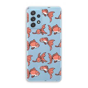 CaseCompany Blub: Samsung Galaxy A73 Transparant Hoesje