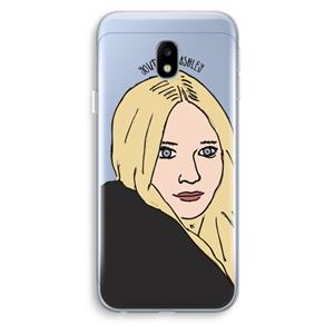 CaseCompany Ashley: Samsung Galaxy J3 (2017) Transparant Hoesje