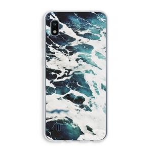 CaseCompany Golven: Samsung Galaxy A10 Transparant Hoesje