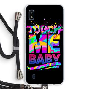 CaseCompany Touch Me: Samsung Galaxy A10 Transparant Hoesje met koord