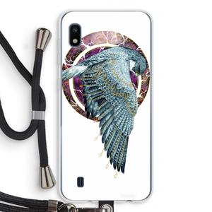 CaseCompany Golden Falcon: Samsung Galaxy A10 Transparant Hoesje met koord