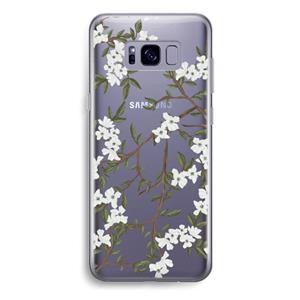 CaseCompany Blossoming spring: Samsung Galaxy S8 Plus Transparant Hoesje