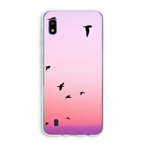 CaseCompany Fly away: Samsung Galaxy A10 Transparant Hoesje