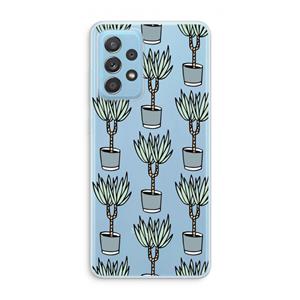 CaseCompany Boompje: Samsung Galaxy A73 Transparant Hoesje
