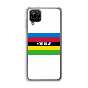 CaseCompany WK Wielrennen: Samsung Galaxy A12 Transparant Hoesje