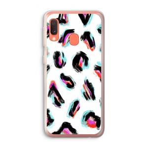 CaseCompany Cheetah color: Samsung Galaxy A20e Transparant Hoesje