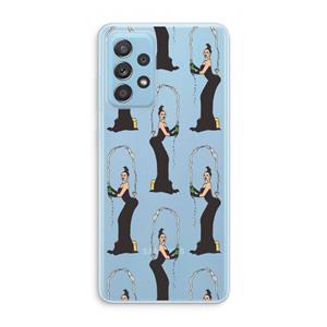 CaseCompany Pop Some Kim: Samsung Galaxy A73 Transparant Hoesje