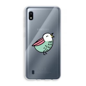 CaseCompany Birdy: Samsung Galaxy A10 Transparant Hoesje