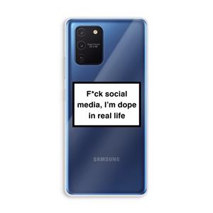CaseCompany I'm dope: Samsung Galaxy Note 10 Lite Transparant Hoesje