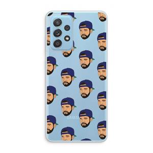 CaseCompany Drake Away: Samsung Galaxy A73 Transparant Hoesje