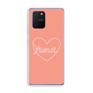 CaseCompany Friends heart: Samsung Galaxy Note 10 Lite Transparant Hoesje