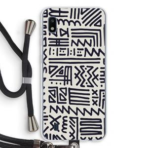 CaseCompany Marrakech print: Samsung Galaxy A10 Transparant Hoesje met koord