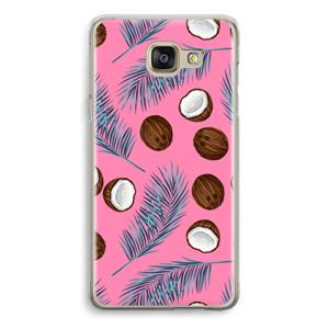 CaseCompany Kokosnoot roze: Samsung Galaxy A5 (2016) Transparant Hoesje
