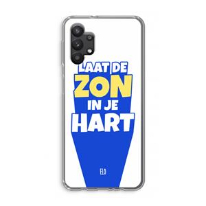 CaseCompany Laat de zon in je hart: Samsung Galaxy A32 5G Transparant Hoesje