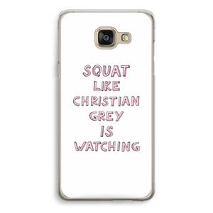 CaseCompany Christian Grey: Samsung Galaxy A5 (2016) Transparant Hoesje