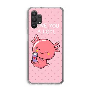 CaseCompany Love You A Lotl: Samsung Galaxy A32 5G Transparant Hoesje