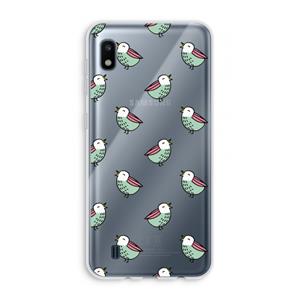 CaseCompany Vogeltjes: Samsung Galaxy A10 Transparant Hoesje