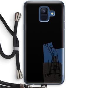 CaseCompany Musketon Painter: Samsung Galaxy A6 (2018) Transparant Hoesje met koord