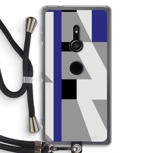 CaseCompany Gestalte 2: Sony Xperia XZ2 Transparant Hoesje met koord
