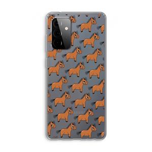 CaseCompany Pony: Samsung Galaxy A72 Transparant Hoesje
