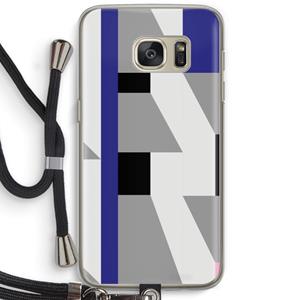 CaseCompany Gestalte 2: Samsung Galaxy S7 Transparant Hoesje met koord