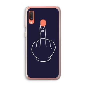 CaseCompany F**k U: Samsung Galaxy A20e Transparant Hoesje