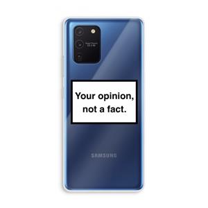 CaseCompany Your opinion: Samsung Galaxy Note 10 Lite Transparant Hoesje