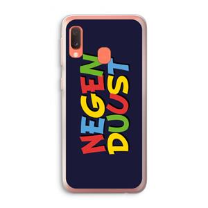 CaseCompany 90's One: Samsung Galaxy A20e Transparant Hoesje