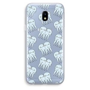 CaseCompany Octopussen: Samsung Galaxy J3 (2017) Transparant Hoesje