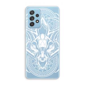CaseCompany Oh Deer: Samsung Galaxy A73 Transparant Hoesje