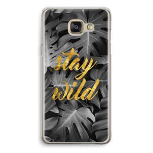 CaseCompany Stay wild: Samsung Galaxy A5 (2016) Transparant Hoesje