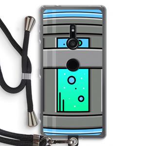 CaseCompany Chug Bottle: Sony Xperia XZ2 Transparant Hoesje met koord