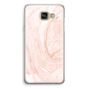 CaseCompany Peach bath: Samsung Galaxy A5 (2016) Transparant Hoesje