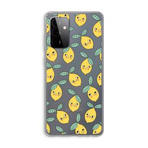 CaseCompany Citroenen: Samsung Galaxy A72 Transparant Hoesje