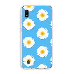 CaseCompany Margrietjes: Samsung Galaxy A10 Transparant Hoesje