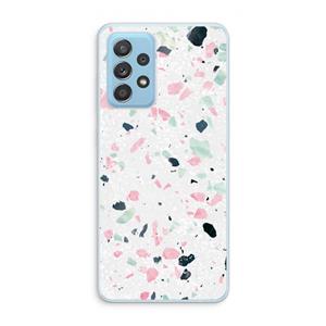 CaseCompany Terrazzo N°3: Samsung Galaxy A73 Transparant Hoesje