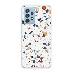 CaseCompany Terrazzo N°4: Samsung Galaxy A73 Transparant Hoesje