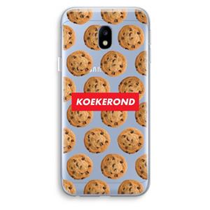 CaseCompany Koekerond: Samsung Galaxy J3 (2017) Transparant Hoesje