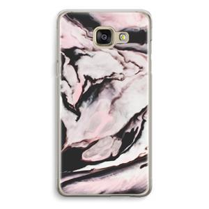 CaseCompany Roze stroom: Samsung Galaxy A5 (2016) Transparant Hoesje