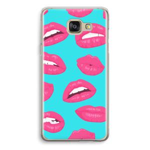 CaseCompany Bite my lip: Samsung Galaxy A5 (2016) Transparant Hoesje